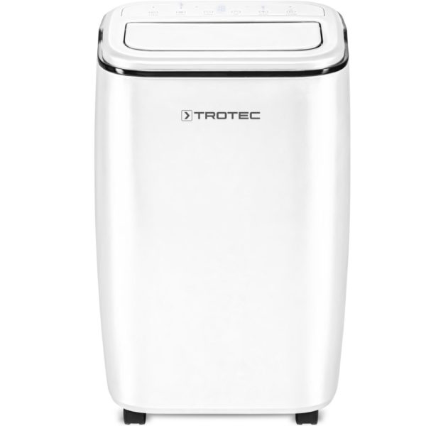 Trotec PAC 3500 S portable air conditioner front and side view